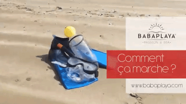 Babaplaya : un jeu de plage pour observer les poissons sans les blesser !
