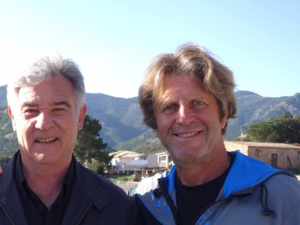 René Heuzey (à droite) en compagnie de Georges Pernoud de Thalassa. René Heuzey (à droite) en compagnie de Georges Pernoud de Thalassa.