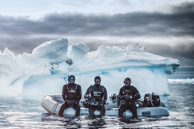 ANTARCTICA : le livre du photographe Greg Lecœur sur l'expédition polaire avec Guillaume Néry !