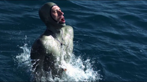 Guillaume Néry en surface Guillaume Néry en surface