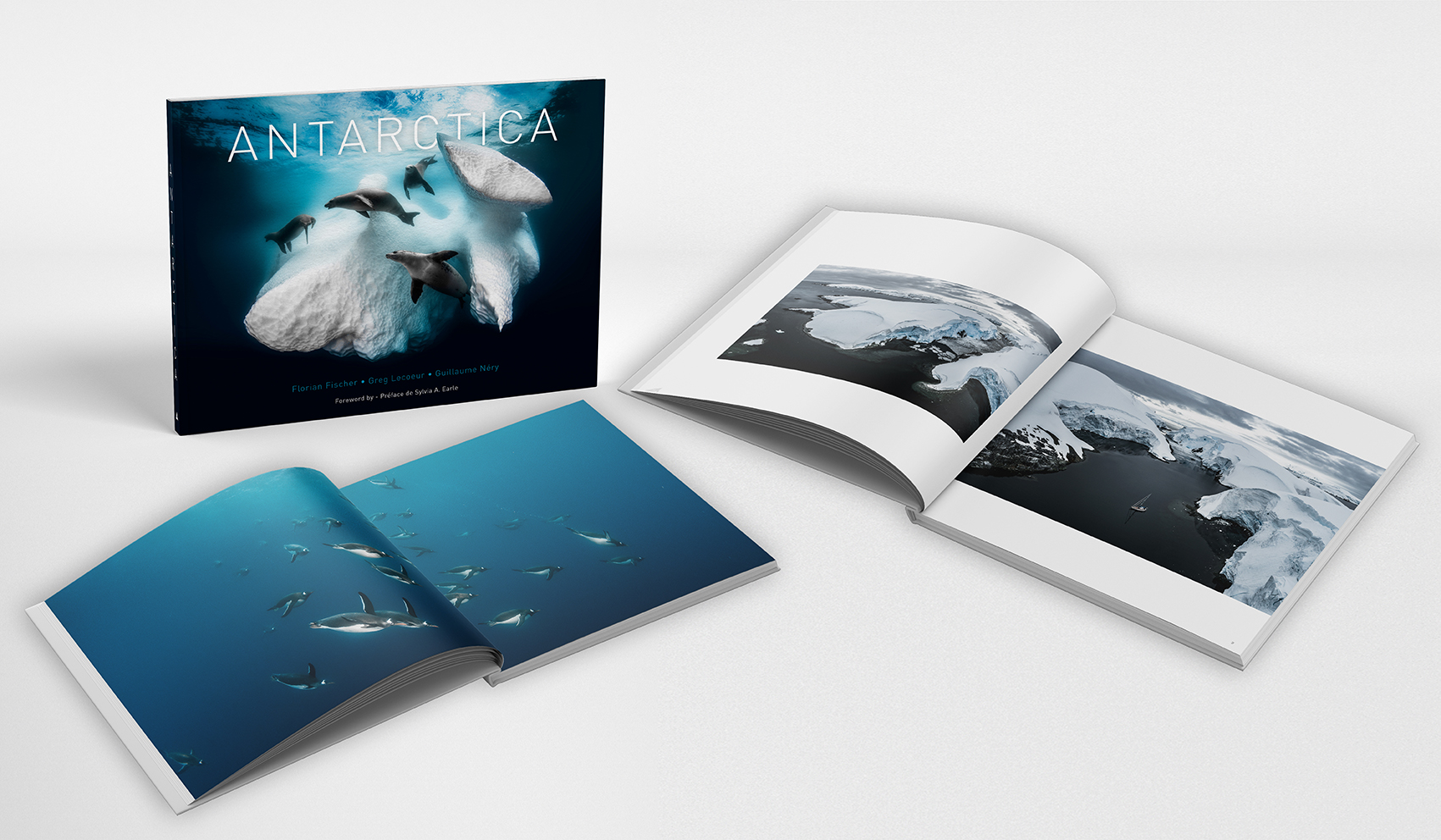 ANTARCTICA : le livre du photographe Greg Lecœur sur l'expédition polaire avec Guillaume Néry !